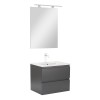 Mobilier complet de baie Vario Forte 60 antracit-antracit