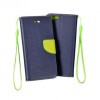 Husa Flip Fancy Sony Xperia Z3 D6603 Albastru/Verde Premium