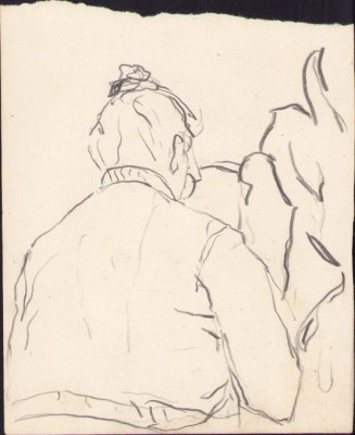 A1626 Schiță de Dimitrie &amp;bdquo;Puiu&amp;rdquo; Eitel, nesemnată foto