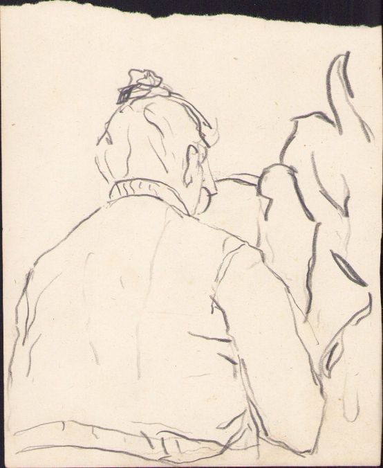 A1626 Schiță de Dimitrie &bdquo;Puiu&rdquo; Eitel, nesemnată