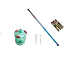 Set Pescuit Complet: Undita 5m Carbon Compozit Hakuyo + Juvelnic, Suport, Linii Echilibrate - Ideal pentru Pescari Incepatori si Avansati