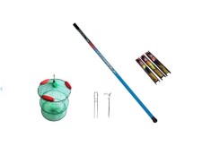 Set undita pescuit de 7 m din carbon compozit cu accesorii
