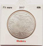 173 Portugalia 7,5 Euro 2017 Natural beauties - Madeira km 879 argint, Europa