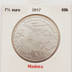 173 Portugalia 7,5 Euro 2017 Natural beauties - Madeira km 879 argint