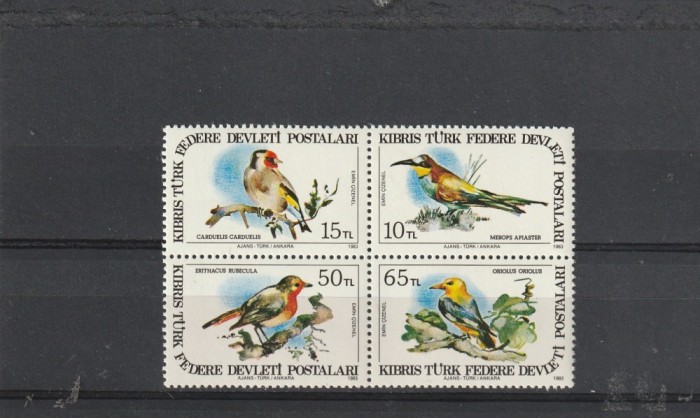Fauna ,pasari,Cipru Turc.