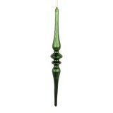Cumpara ieftin Ornament brad Craciun sticla verde &Oslash; 4x29 cm