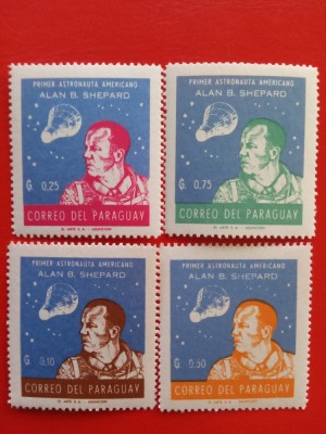 PARAGUAY, SHEPARD - 4 VALORI MNH foto