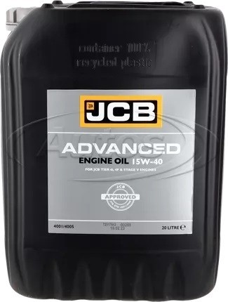 Jcb advanced engine oil 15w-40 20l