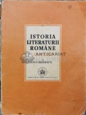 Istoria literaturii romane de la origini pana in prezent. Prima editie - 1941 - 1941 - George Calinescu (#A8)