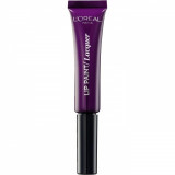 Cumpara ieftin Ruj lichid L&#039;Oreal Lip Paint Lacquer 111 Purple Panic 8ml