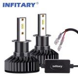 Cumpara ieftin Set Becuri LED H3 Infitary F2 ZES Chip, 72W, 6500K, 12V