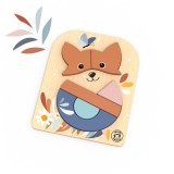 Puzzle din lemn Vulpita, Speedy Monkey