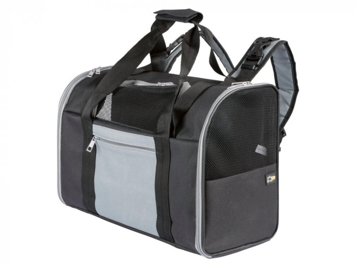 Rucsac pentru transportat caini Jollypaw, 42 x 29 x 21 cm, negru