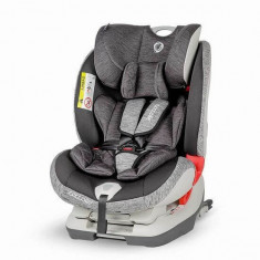 Scaun auto cu isofix pentru copii Cressida, 0-36 kg, Anthracite, Coccolle