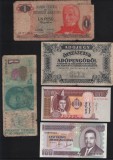 Set 5 bancnote de prin lume adunate (cele din imagini) #187, America Centrala si de Sud