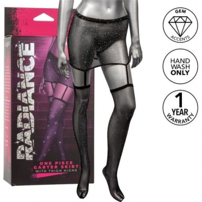 CALEXOTICS - RADIANCE GARTER SKIRT THIGH HIGHS foto