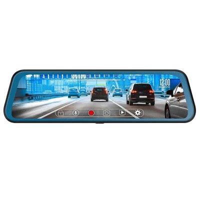 DVR auto si camera fata /spate in oglinda L200 4K Ultra HD Ecran tactil 9.66 PEIYING BASIC PY-DVR032 foto