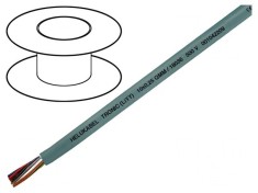 Cablu LiYY 40x0,14mm2 neecranat 350V gri Cu litat