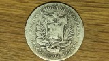 R10 Venezuela - moneda argint rarisima - 2 bolivares 1902 - valoare catalog uriasa, America Centrala si de Sud