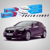 Cumpara ieftin Ștergătoare Seat Leon KL 2020-prezent | Set Față Flat &ndash; TeamCar&reg;