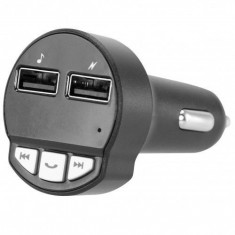 Poss Modulator FM Incarcare Usb Bluetooth PSCACFM01BK