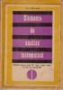 Elemente de analiza matematica - Manual pentru anul IV liceu, sectia reala si licee de specialitate