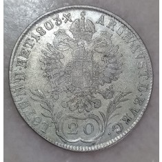 20 Kreuzer 1803 B, Kremnica, Argint.