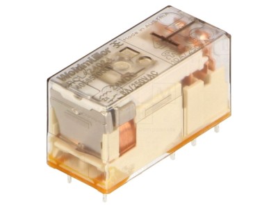 Releu electromagnetic DPDT 24VDC 8A foto