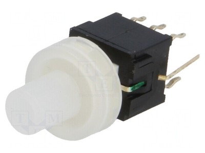 Comutator tastatură DPDT LED verde 0.1A 30V foto