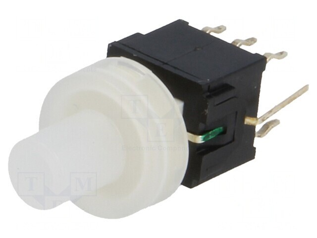 Comutator tastatură DPDT LED verde 0.1A 30V