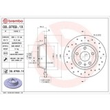 Set disc frana Audi Tt (8j3) 07.06-01.15 , Spate, 286X12mm, plin, BREMBO