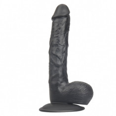 Dildo ca penisul mare testicule mari cupa de aspirație puternică 23cm foto