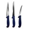 Set profesional de macelarie, transat, injunghiat, dezosat, filetat, 3 cutite otel carbon