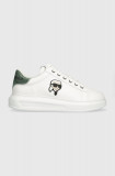 Cumpara ieftin Karl Lagerfeld sneakers din piele KAPRI MENS culoarea alb, KL52533N