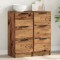 vidaXL Dulapuri, 2 buc., lemn vechi, 30x30x70 cm, lemn prelucrat 856956