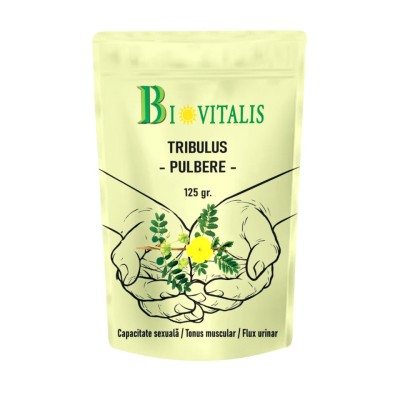 Tribulus Terrestris pulbere 125gr Sanoviva Farma foto