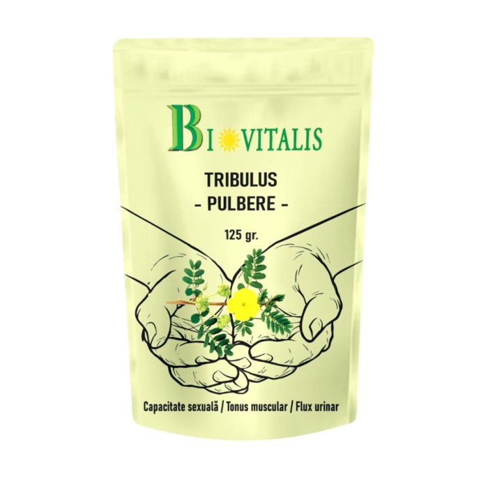 Tribulus Terrestris pulbere 125gr Sanoviva Farma