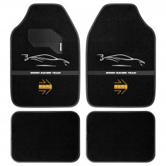 Set 4 Buc Covorase Auto Mocheta Fata + Spate Momo Racing Negru 999IN2193