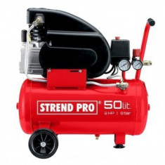Compresor de aer Strend Pro Premium FL2050-08, 1.5 kW, 50 L, 1 piston SCU Mania foto