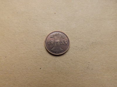 Germania 1 Reichspfennig / Pfennig 1935 F - MG 2 foto