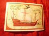Bloc Turks &amp; Caicos Islands 2001 - Corabie - Discovery