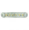 6 led Lampi de marcaj laterale cu distanta Indicator Remorca camion Alb Actros Renault Volvo 12/24v