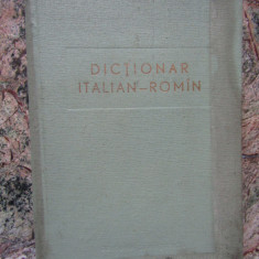NINA FACON - DICTIONAR ITALIAN-ROMAN (1963, contine 60.000 de cuvinte)