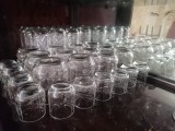 Set 34 pahare din sticlă made in RSR vintage