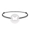 Lolo - Bratara personalizata snur cu fluturas decupat din argint 925