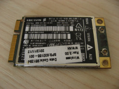 Modul 3g laptop HP ProBook 4730s, WWAN hs2340, ERICSSON F5521gw, 632155-001 foto