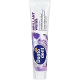Pastă de dinți Dontodent Brilliant Weiss, cu efect de albire, aromă de mentă și fluor, 125 ml