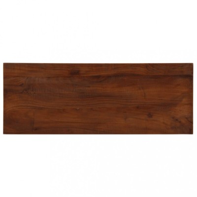 Blat de masa, 90x40x2,5 cm, dreptunghiular, lemn masiv reciclat foto