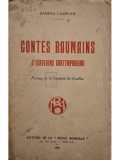 Sarina Cassvan - Contes roumains d&#039;ecrivains contemporains (Editia: 1931)