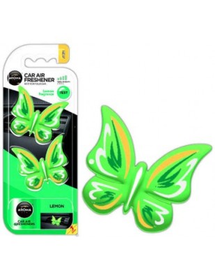 Odorizant auto Aroma Car Fancy Shapes Butterfly Lemon foto